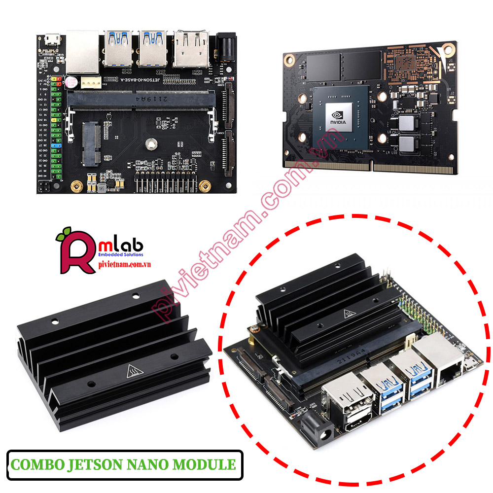 Combo Jetson Nano Module tích hợp 16GB eMMC phiên bản thay thế cho